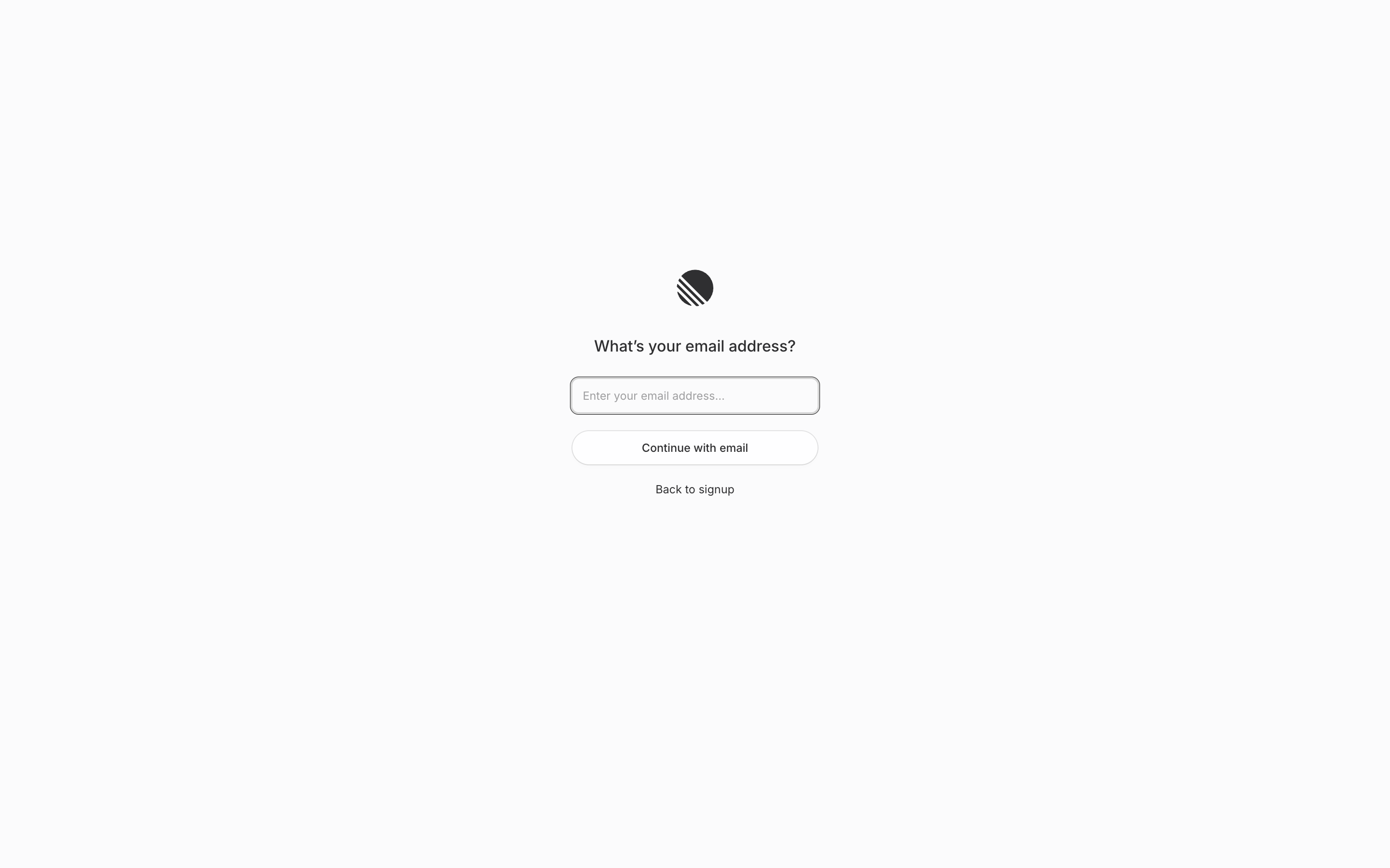 Linear — signup-email screenshot