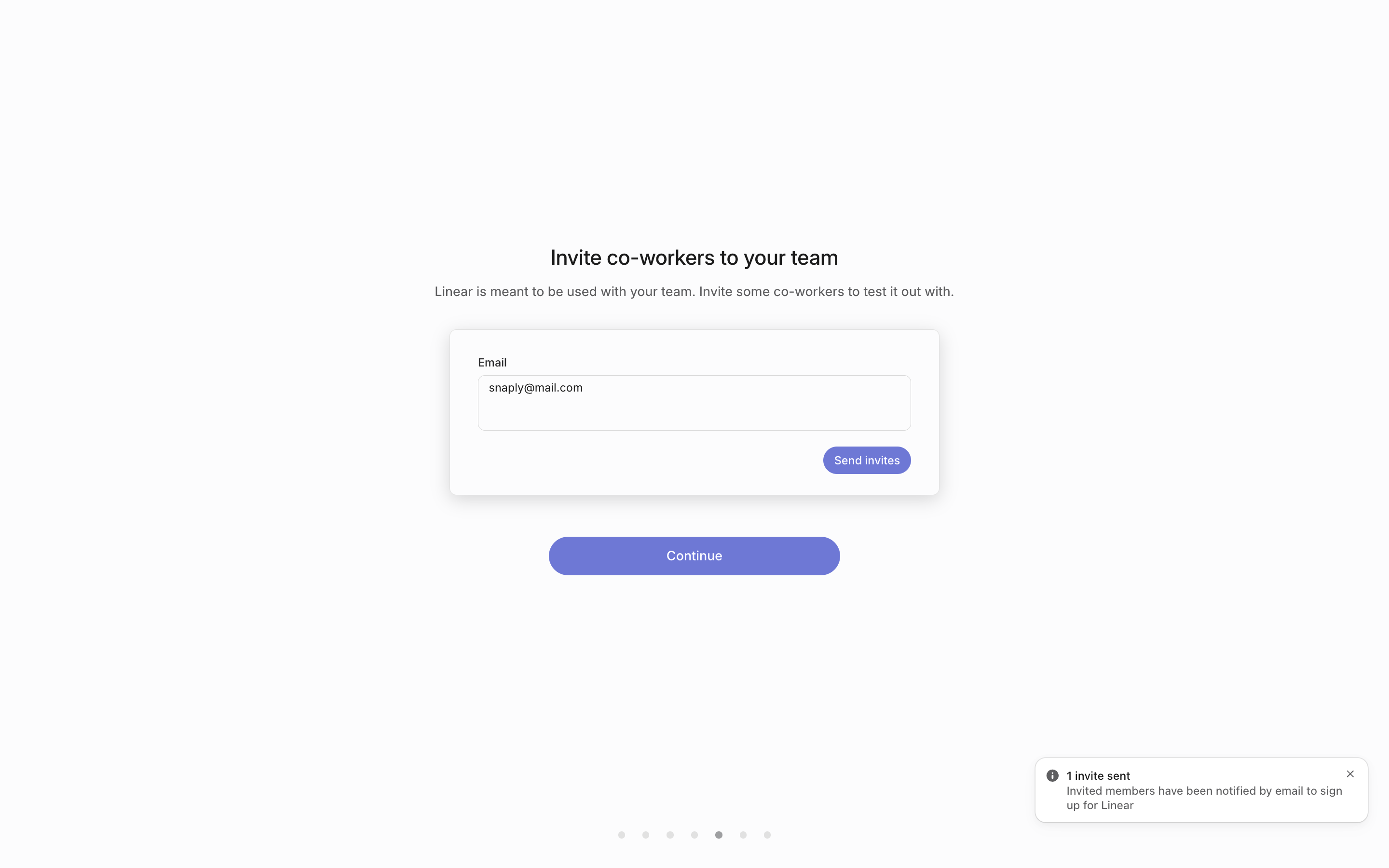 Linear — invite-workers-email screenshot