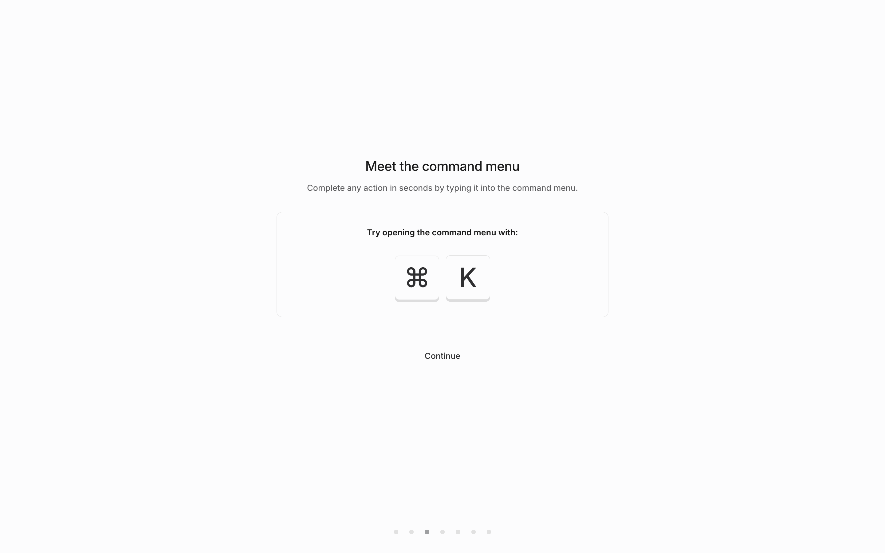 Linear — command-menu-tour screenshot