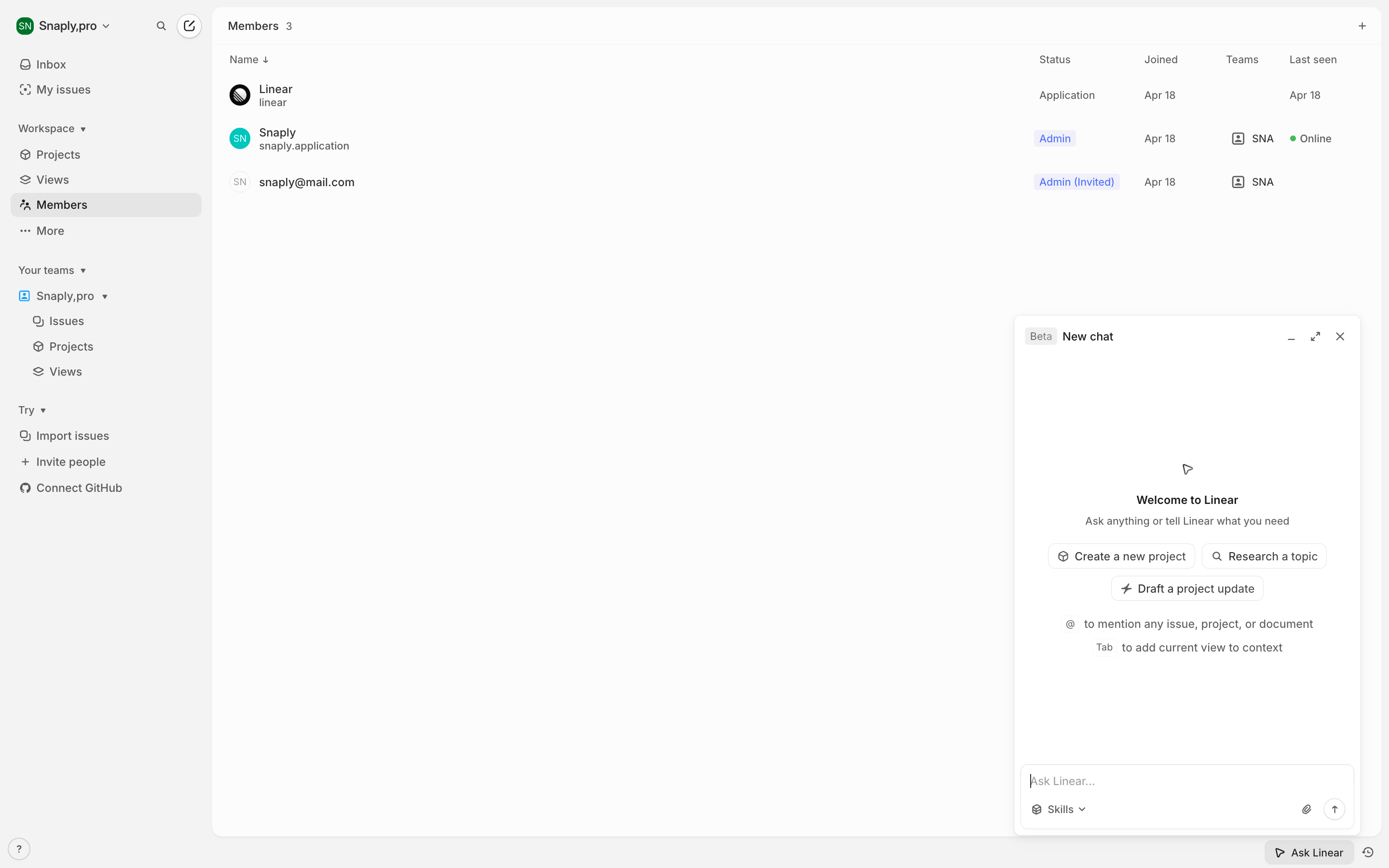 Linear — date-picker-card screenshot