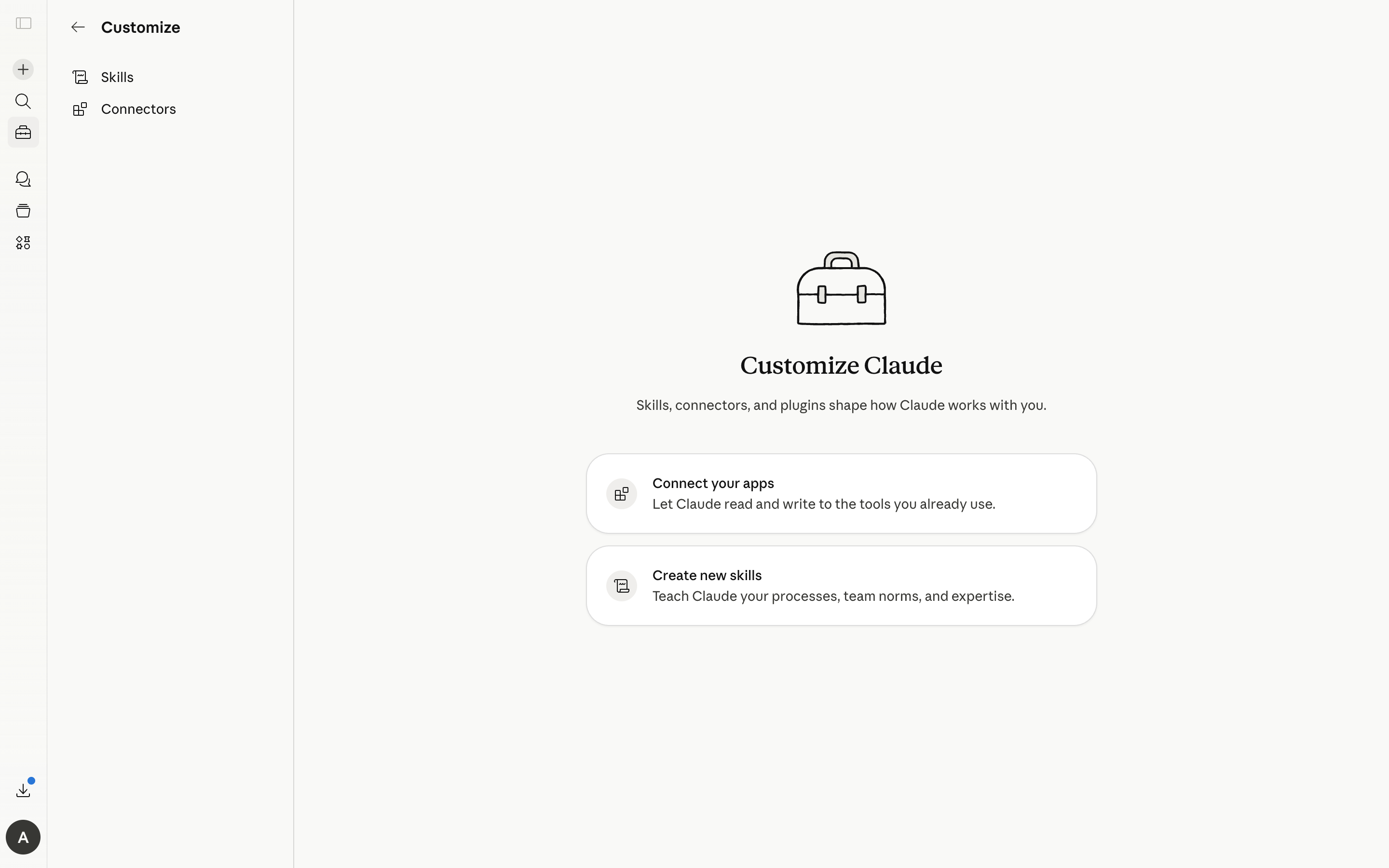Claude — customize-claude screenshot