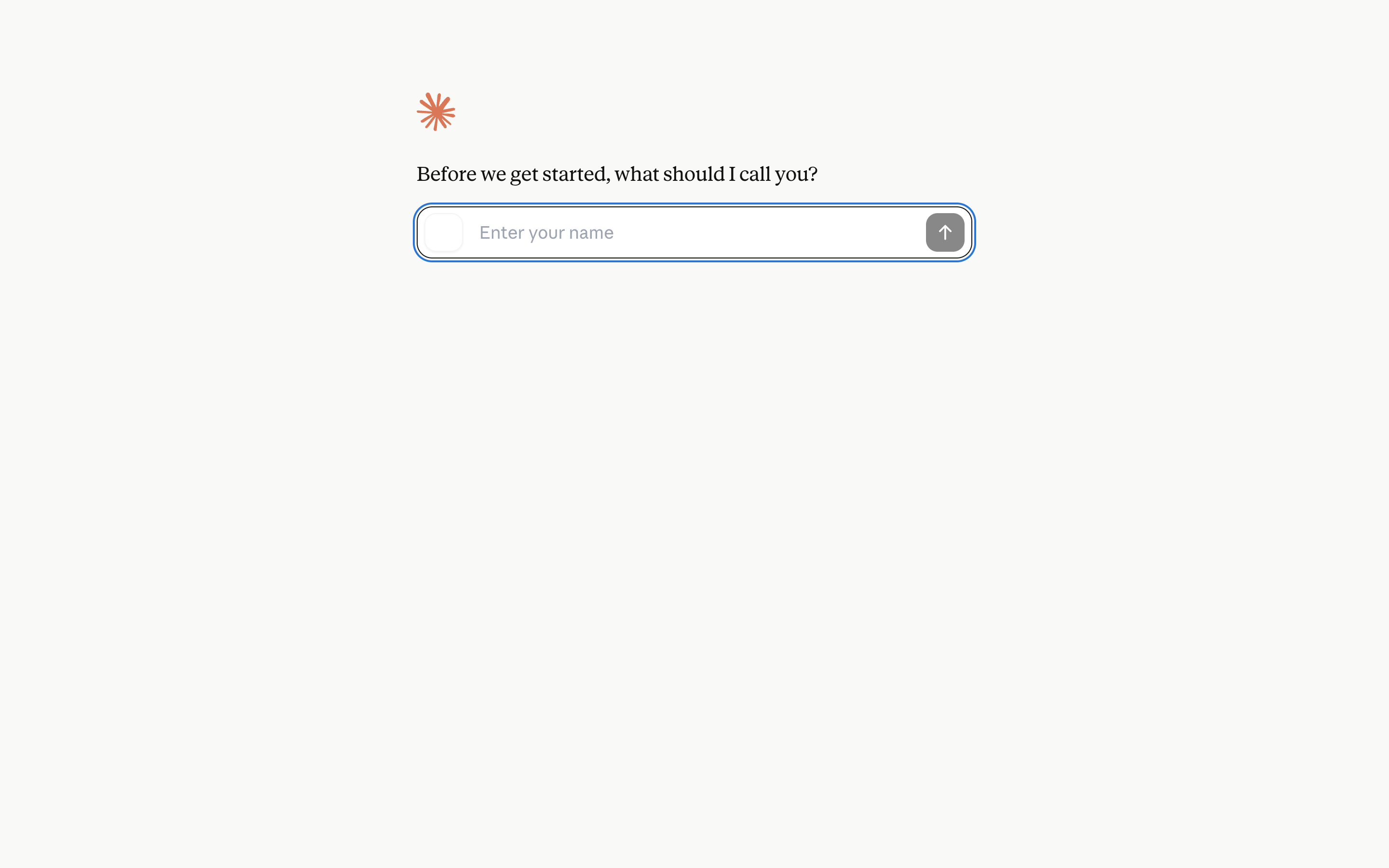 Claude — display-name-step screenshot