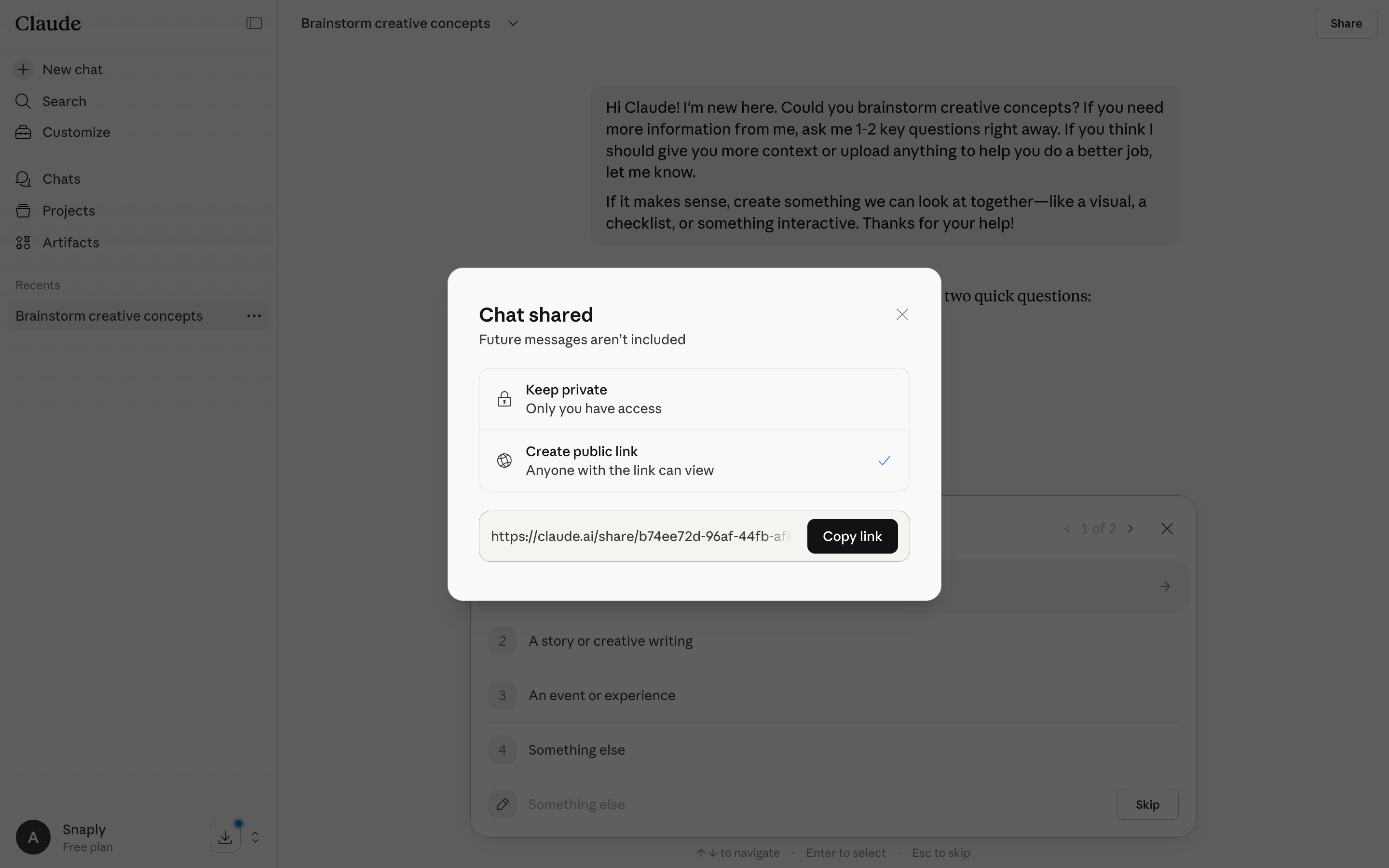 Claude — share-chat screenshot