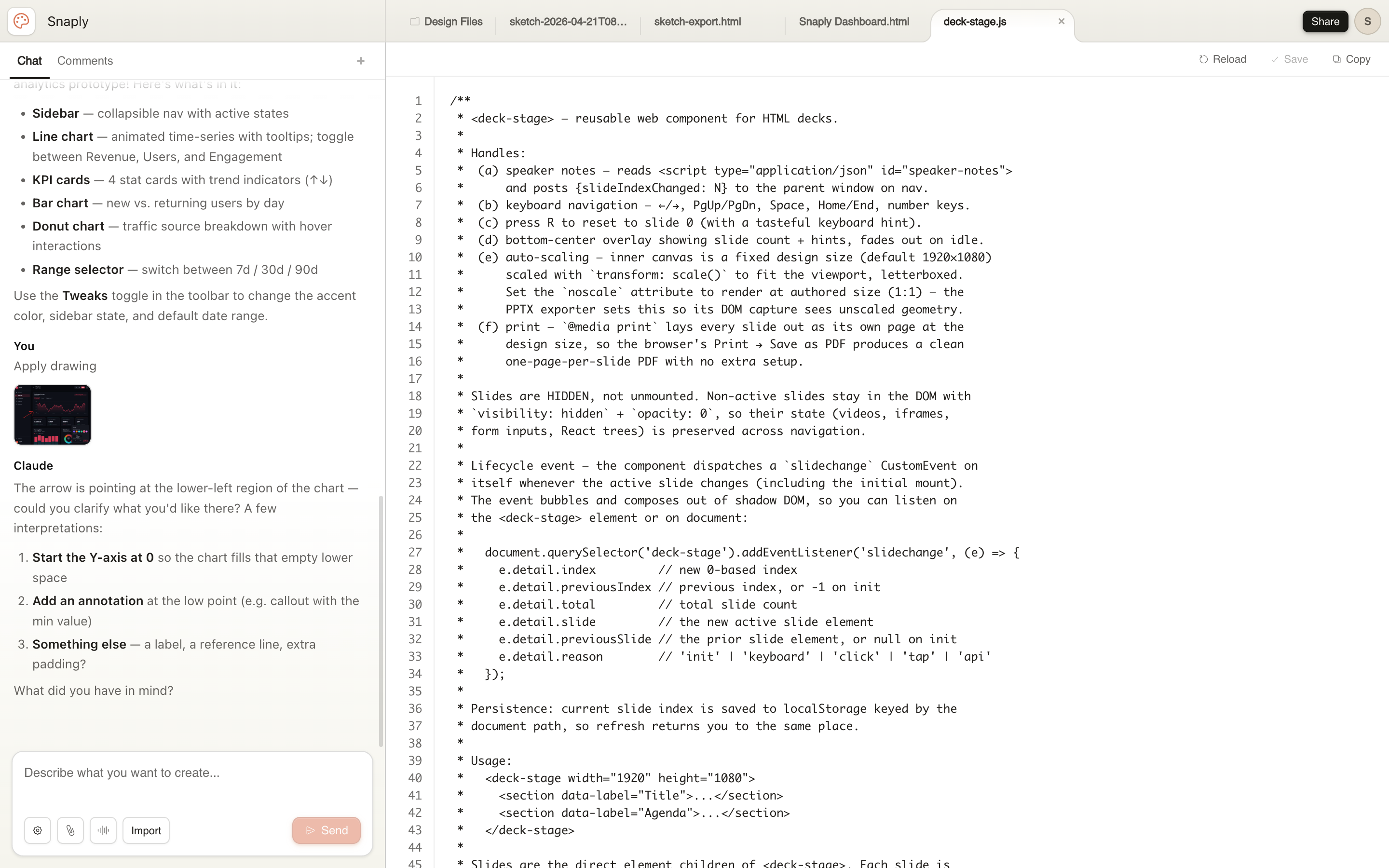 Claude Design — copy-brief-form screenshot