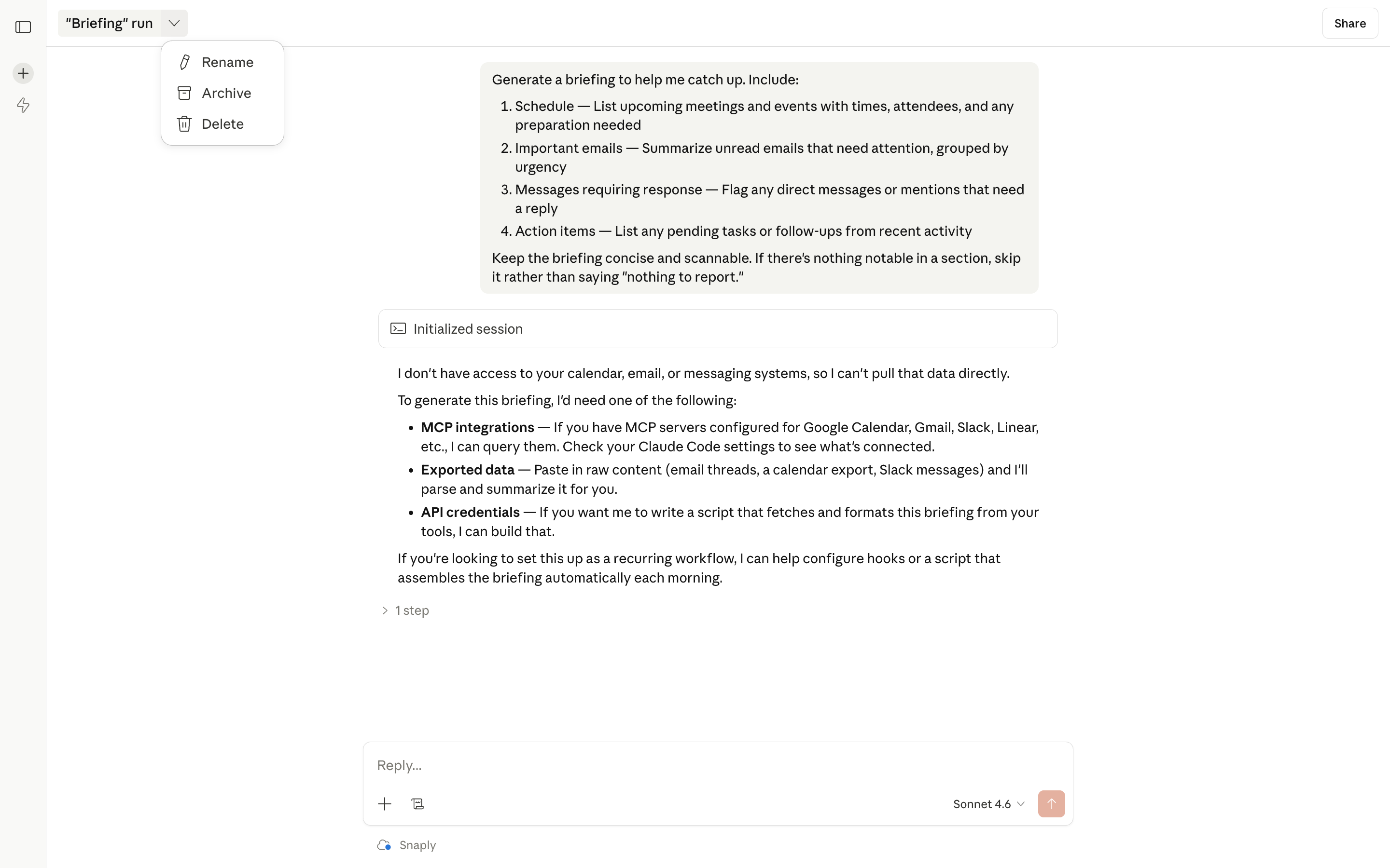 Claude Code — run-overflow-menu-expanded screenshot