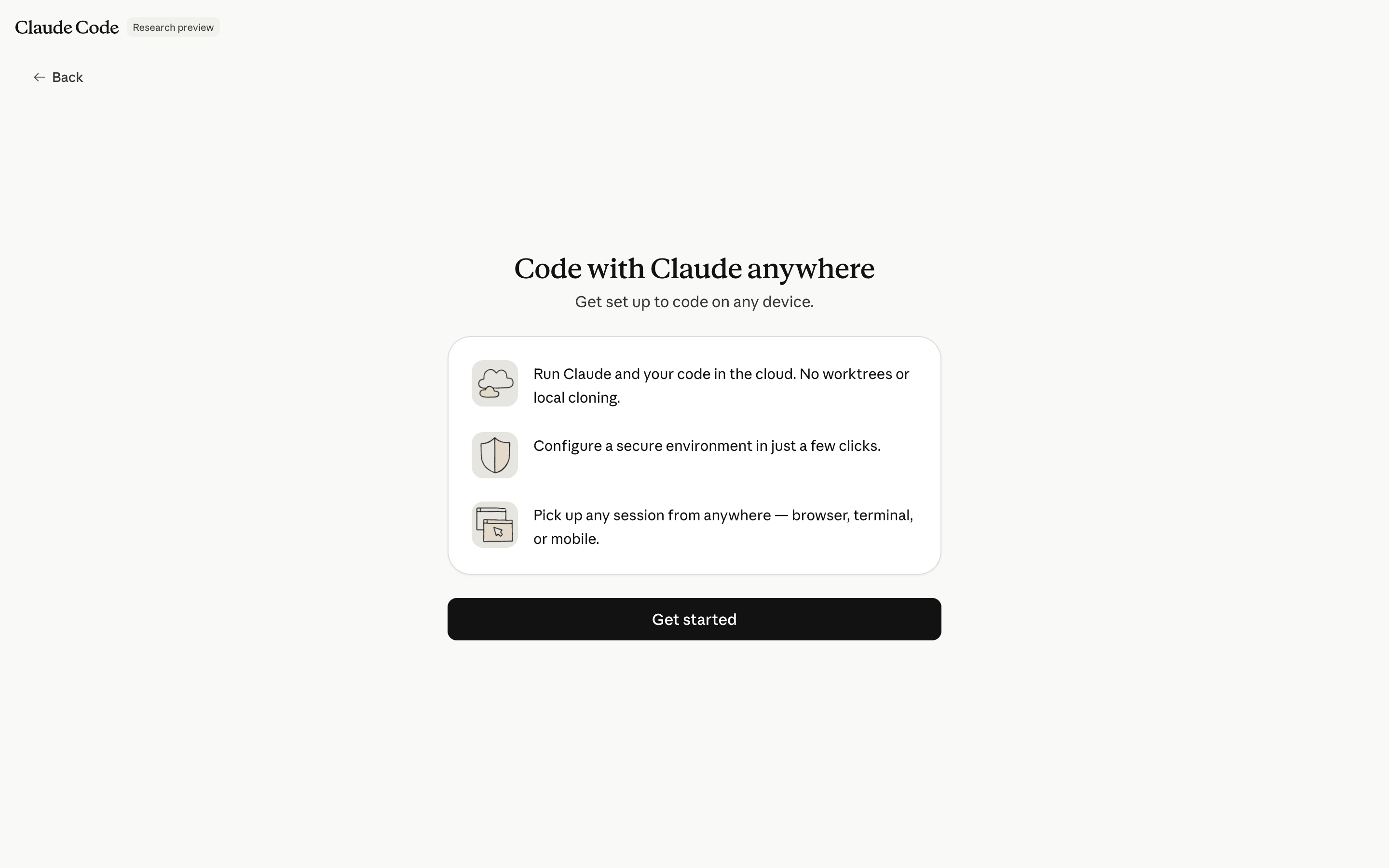 Claude Code — onboarding-anywhere screenshot