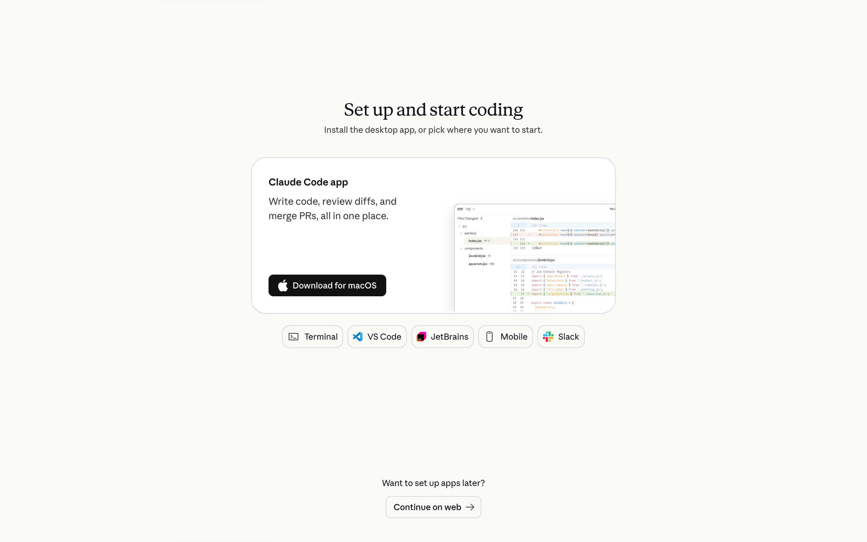 Claude Code — onboarding-start-coding screenshot