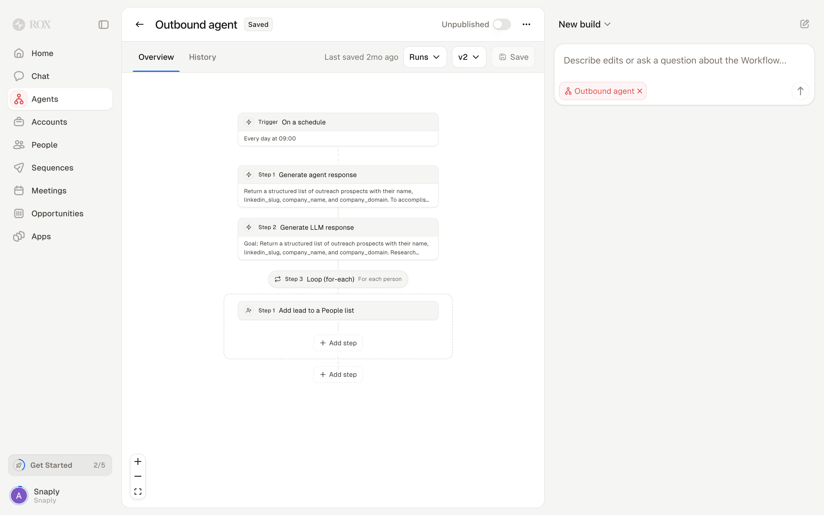 Rox — onboarding-settings screenshot