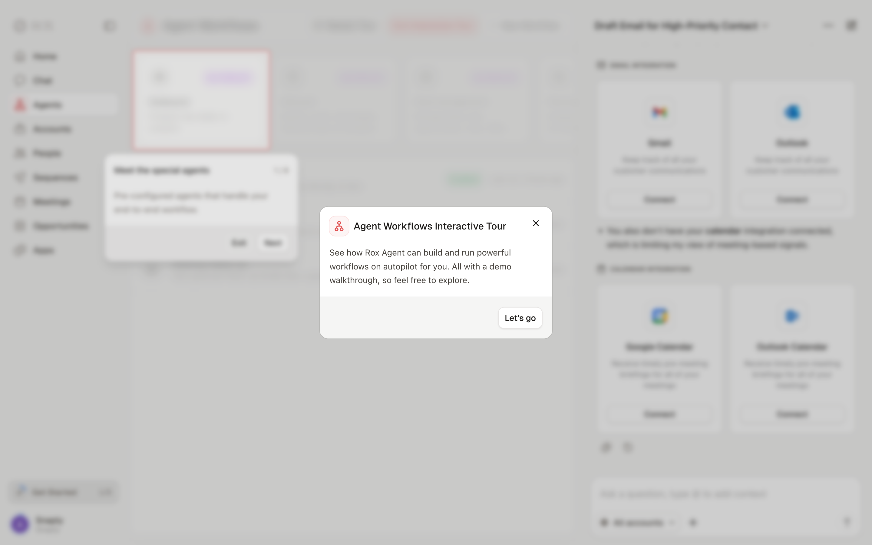 Rox — disconnect-dialog screenshot