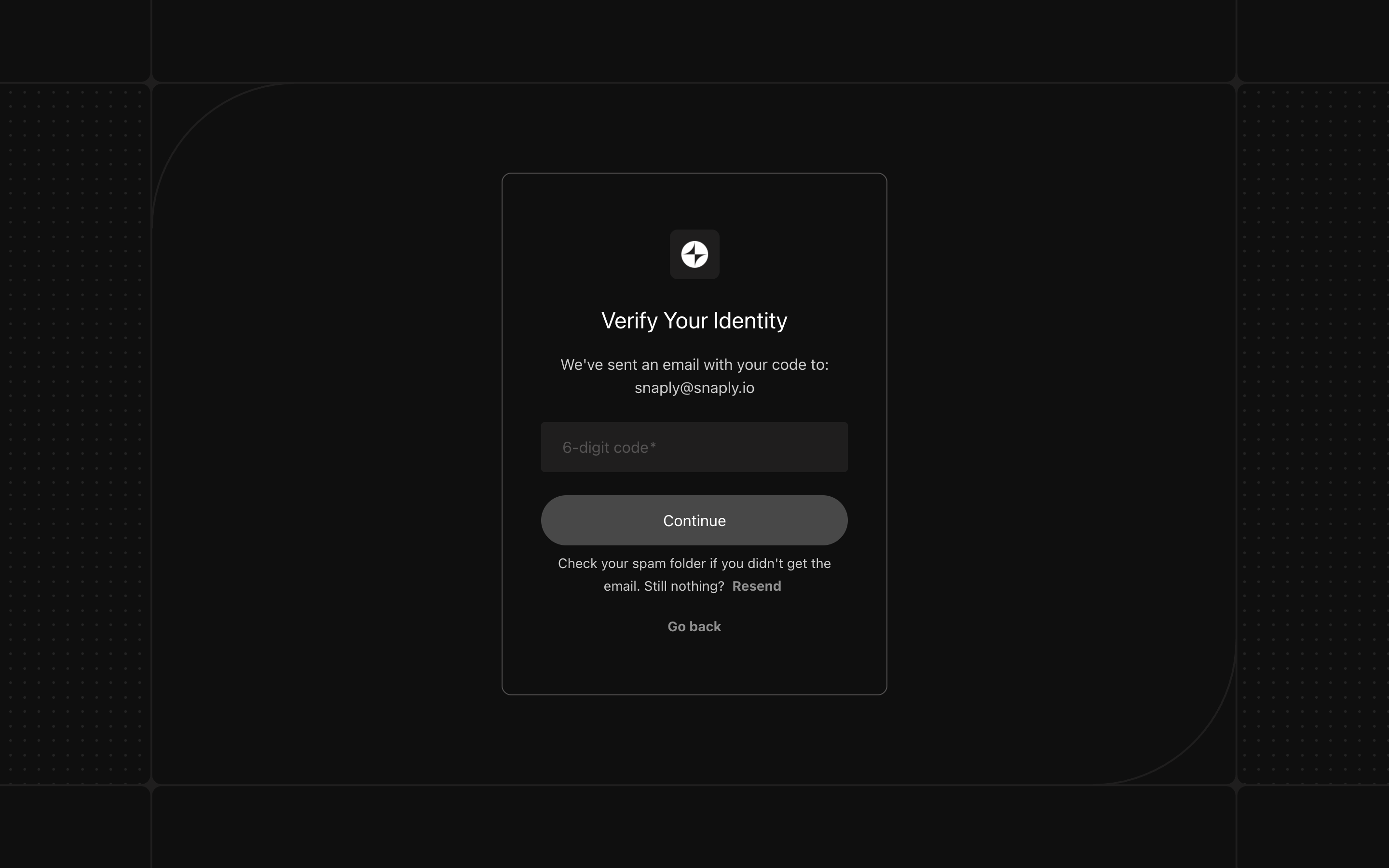 Rox — verify-identity screenshot