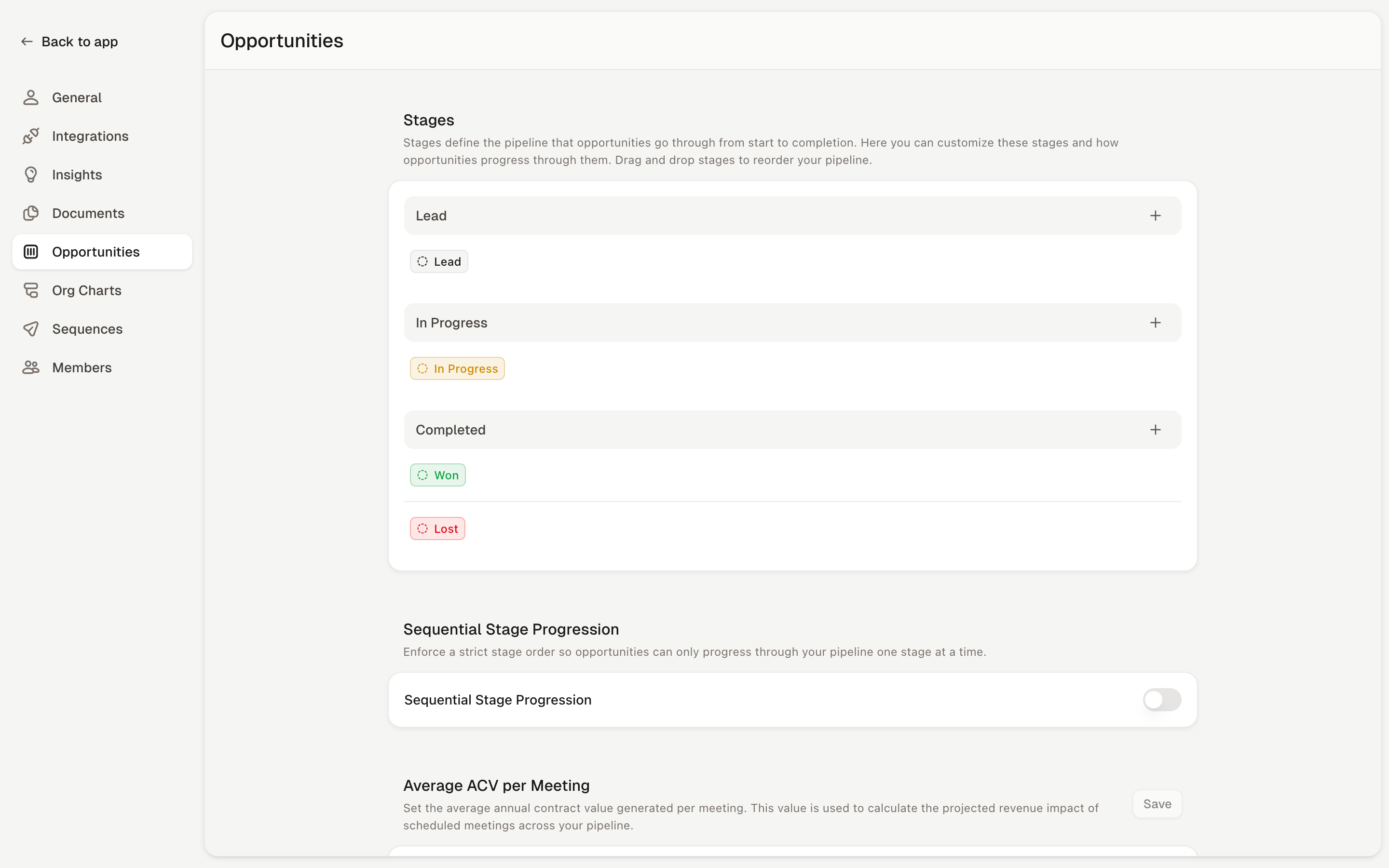 Rox — export-settings screenshot
