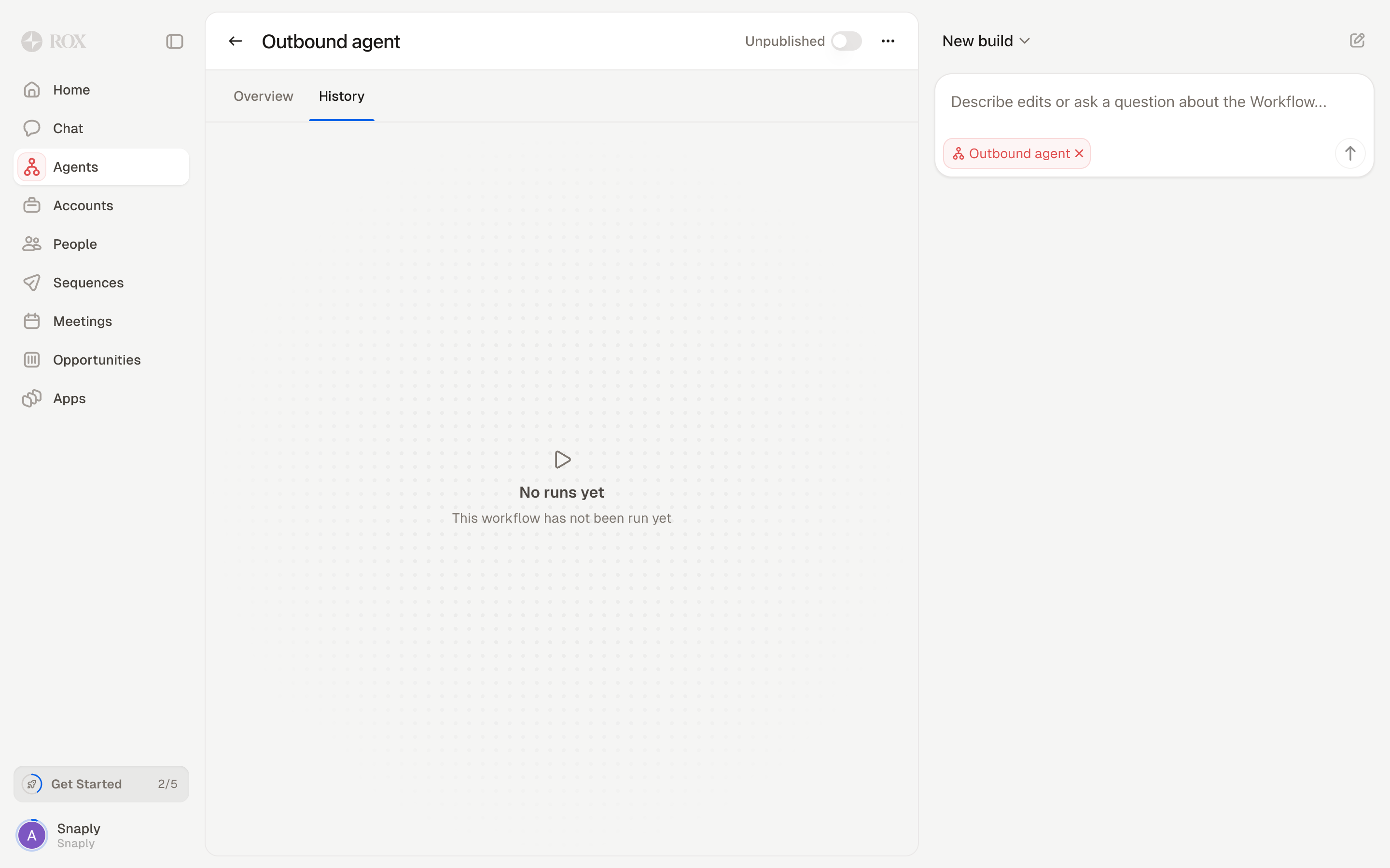 Rox — onboarding-empty screenshot
