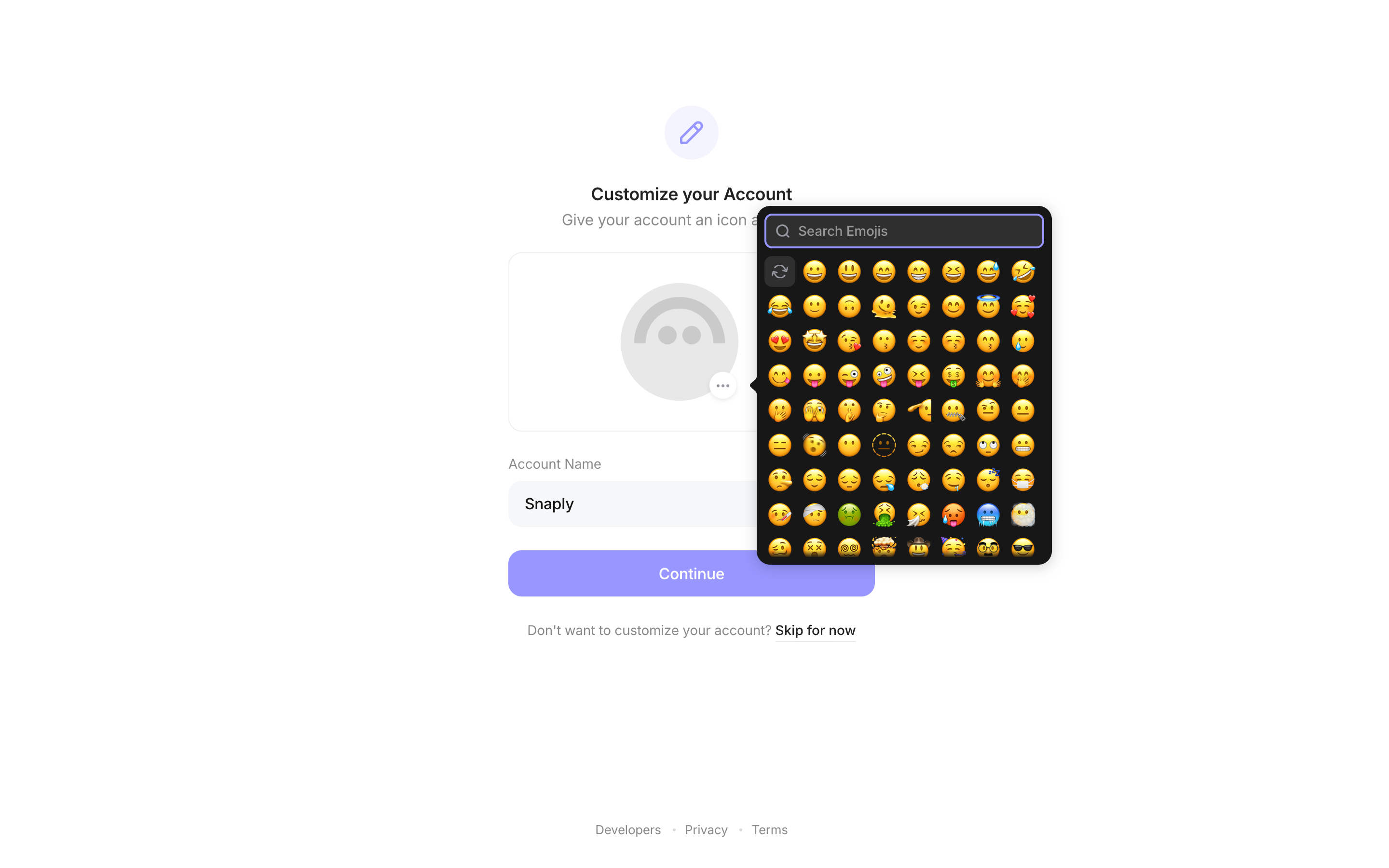 Family — emoji-picker screenshot