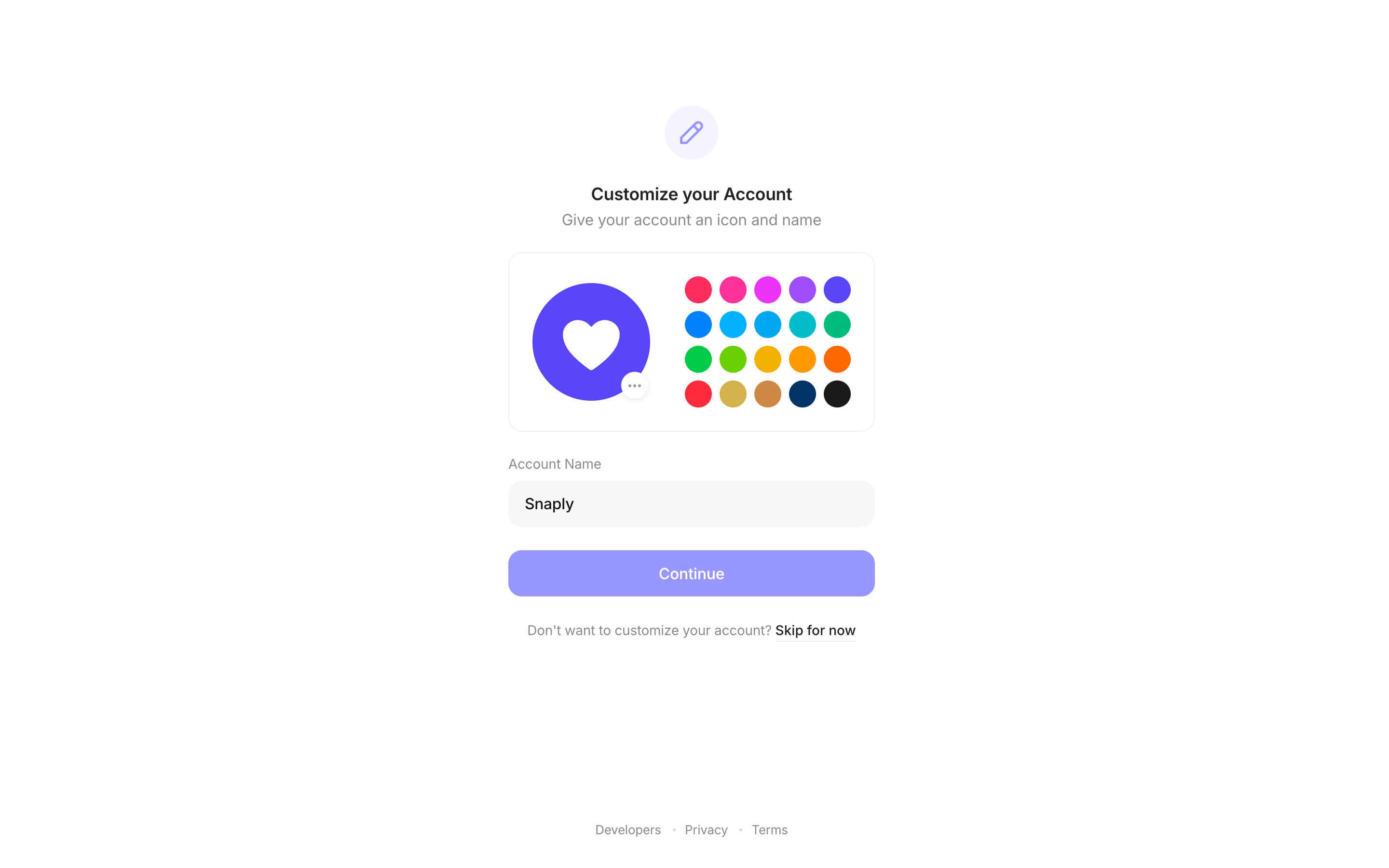 Family — account-color-picker screenshot