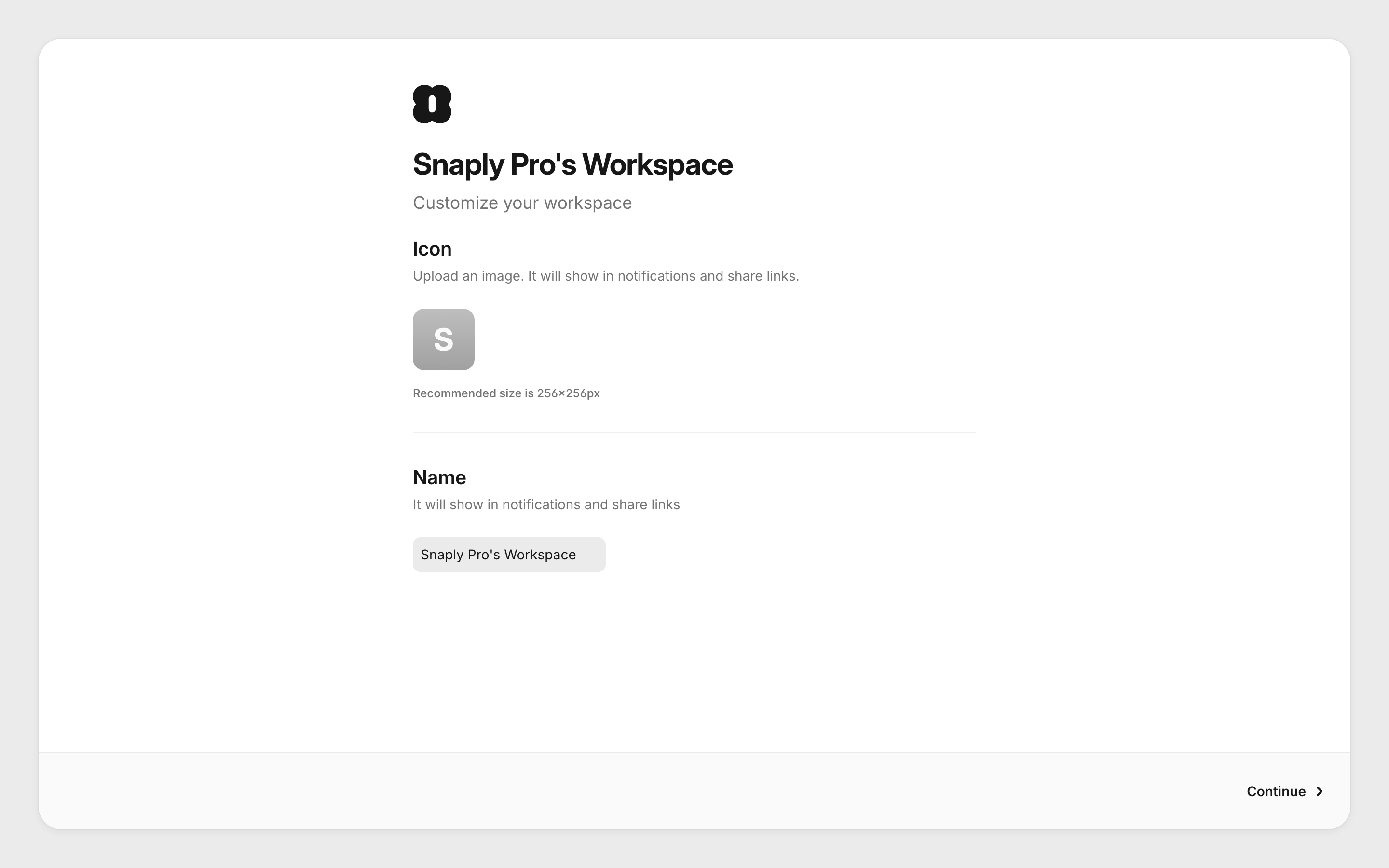 Amie — workspace-setup screenshot