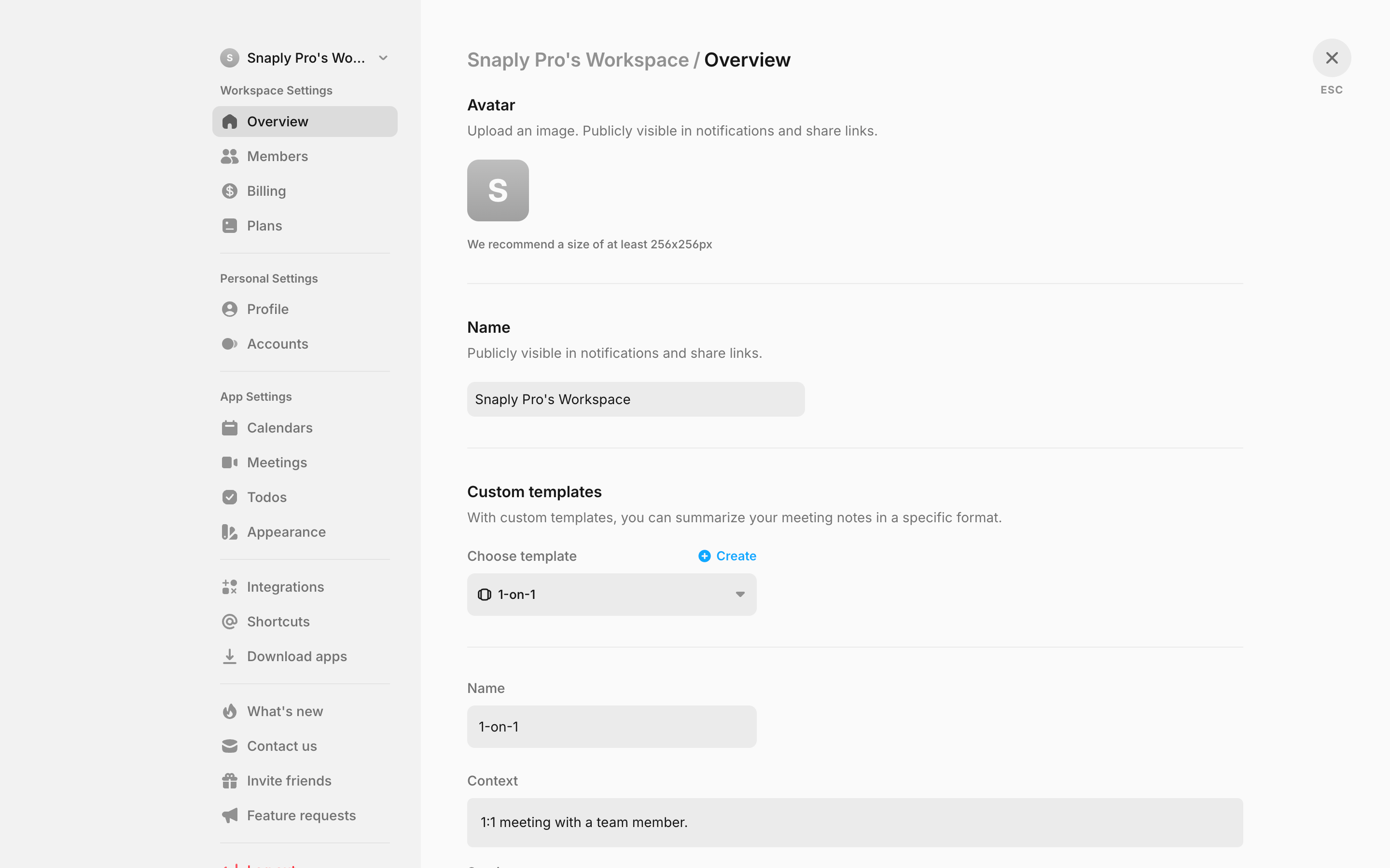 Amie — workspace-overview screenshot