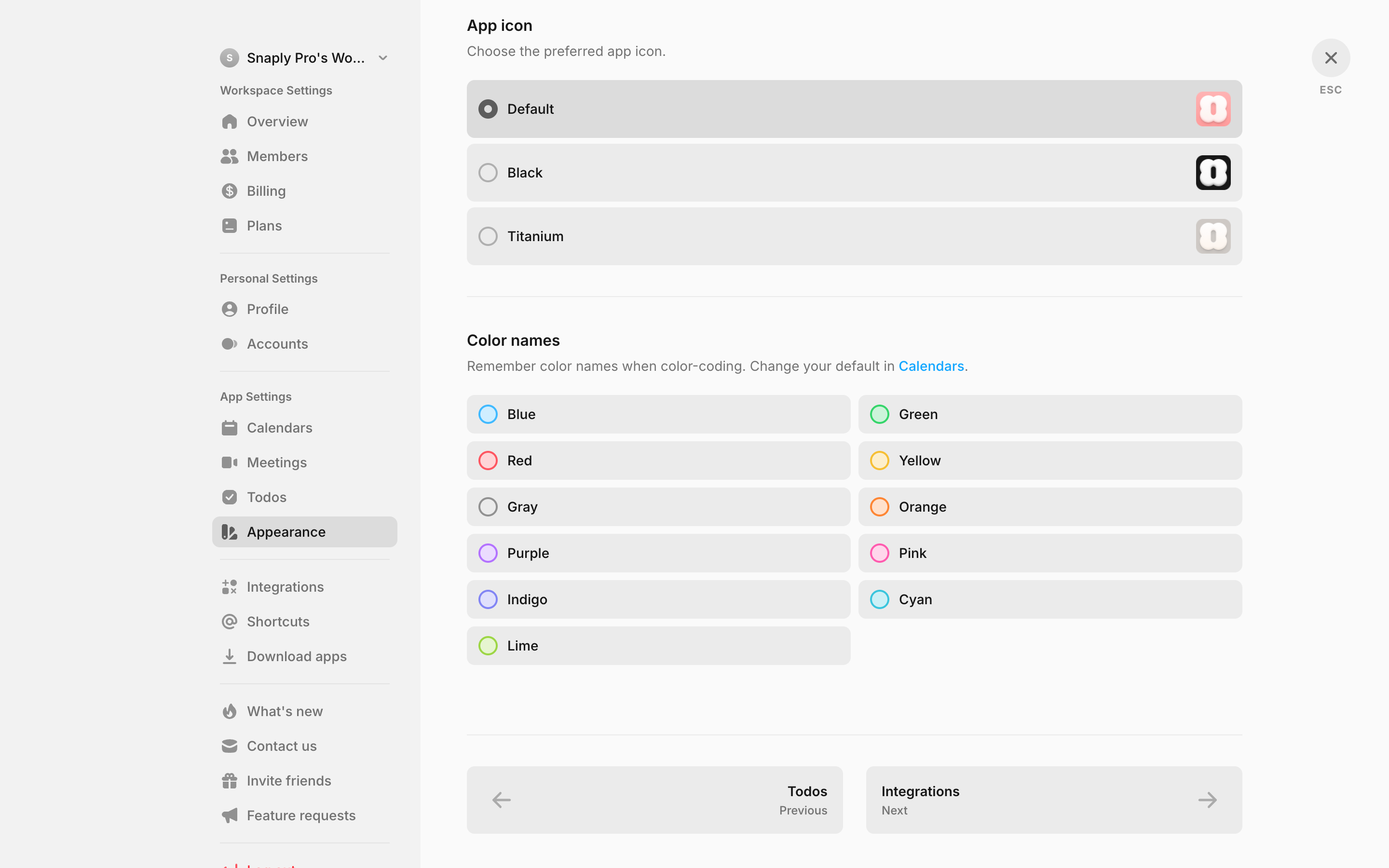 Amie — appearance-colors screenshot
