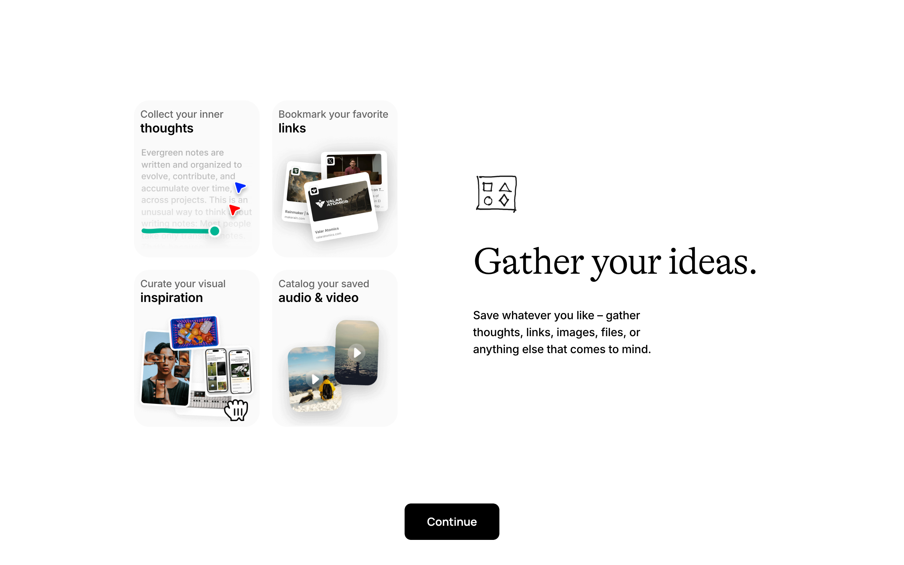 Fabric — gather-ideas screenshot