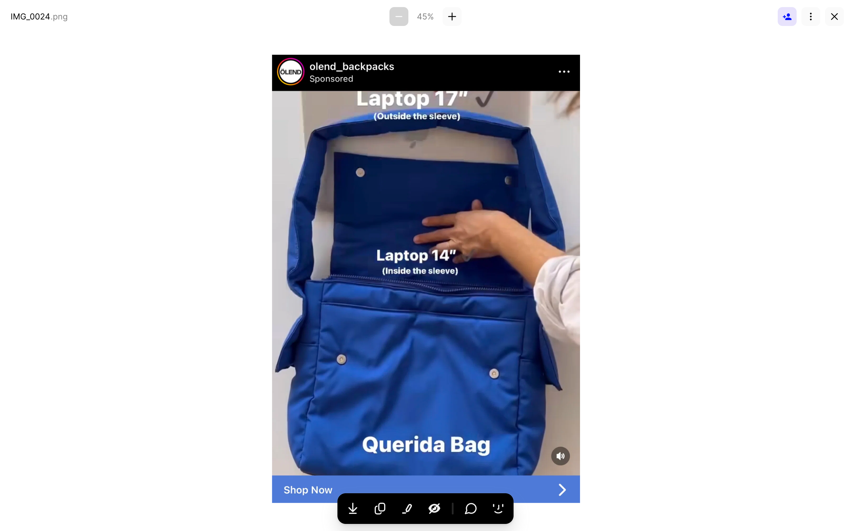 Fabric — bag-story screenshot