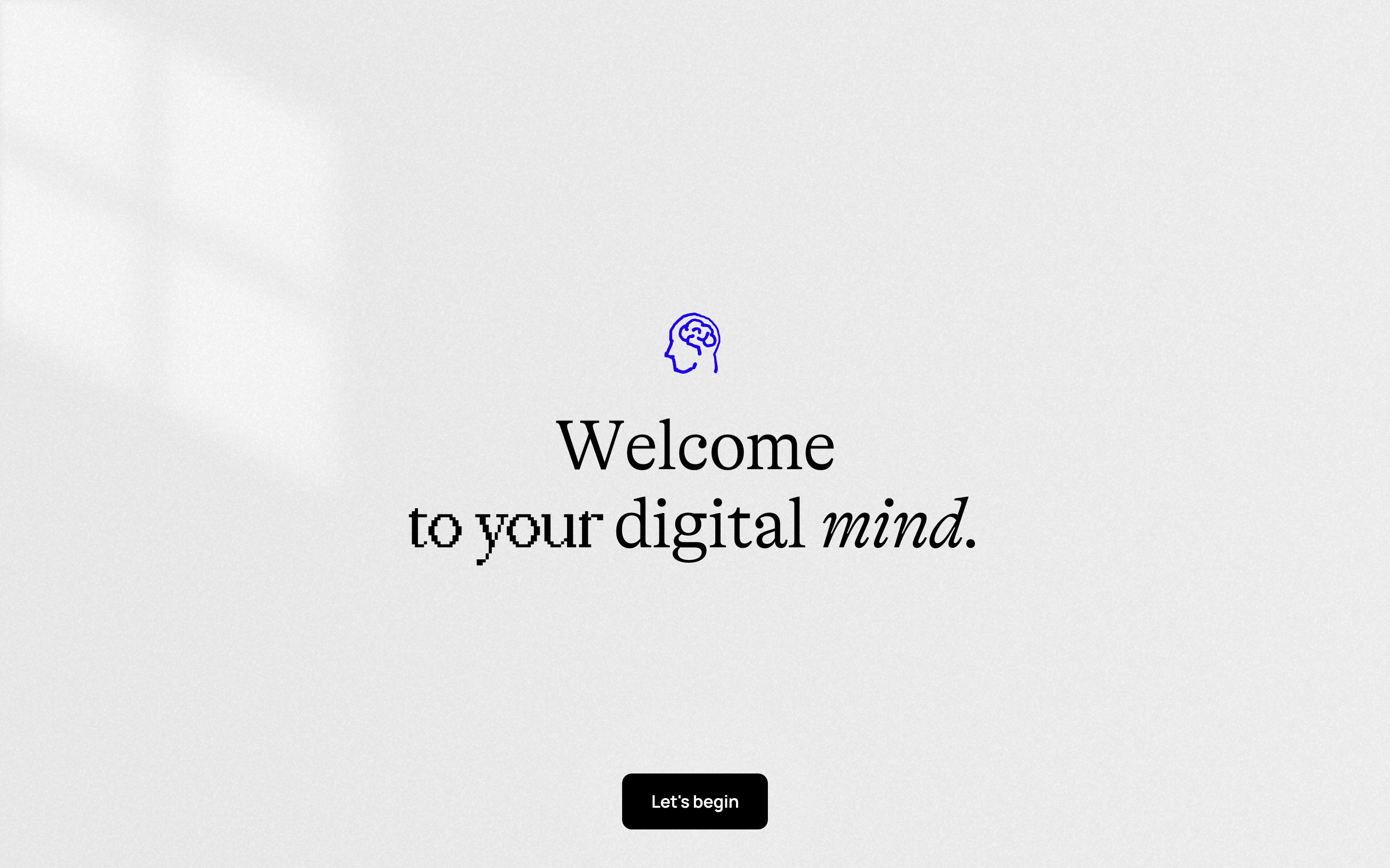Fabric — welcome-intro screenshot