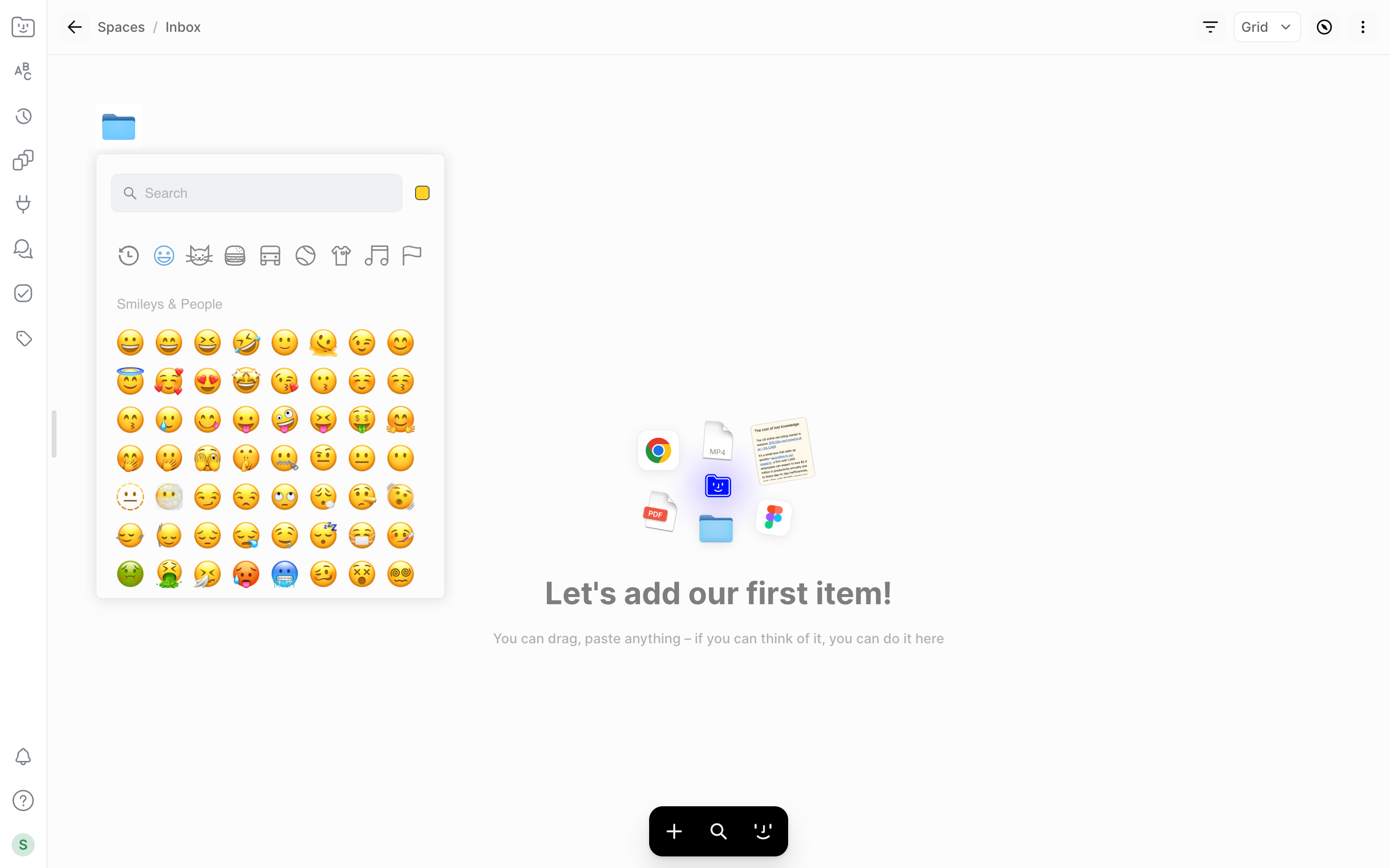Fabric — inbox-emoji-picker screenshot